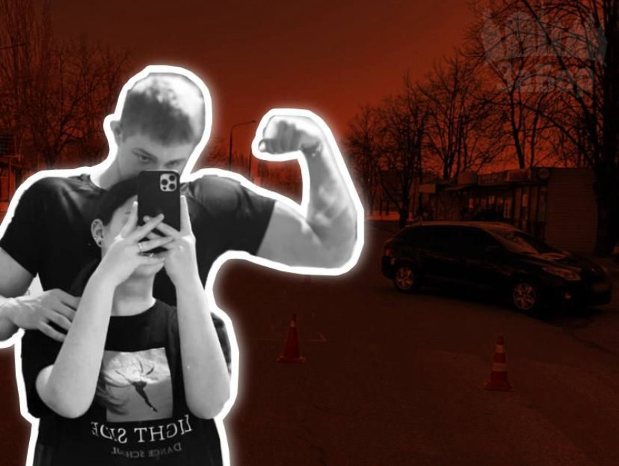 Колаж: загиблий у ДТП 16-річний мотоцикліст