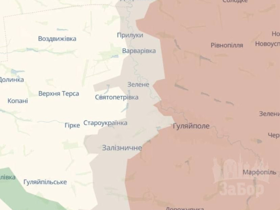 Оперативна ситуація на Запорізькому напрямку