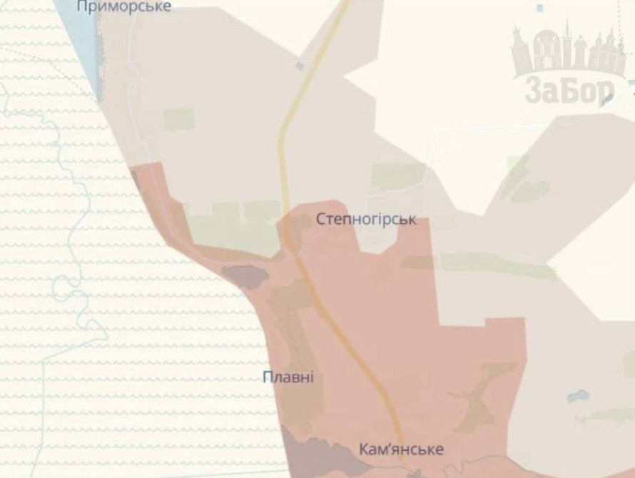 Оперативна ситуація на Запорізькому напрямку