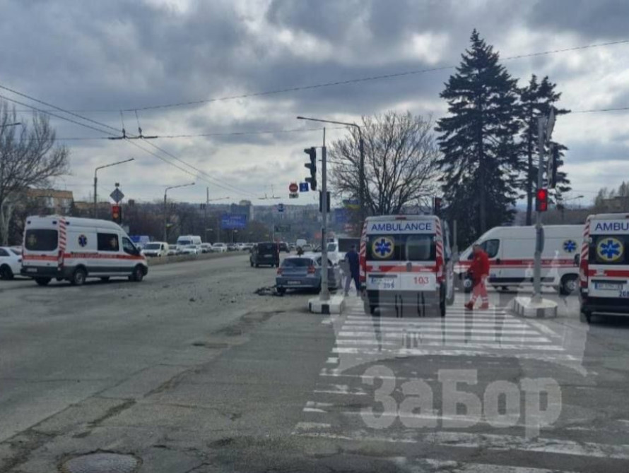 Місце ДТП у Запоріжжі