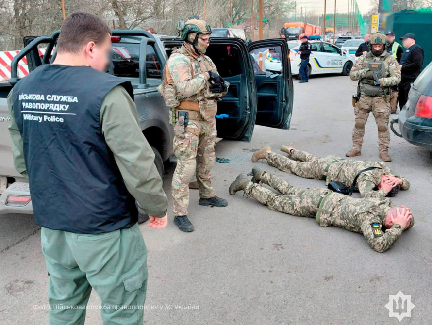 Затримання офіцера у Запоріжжі