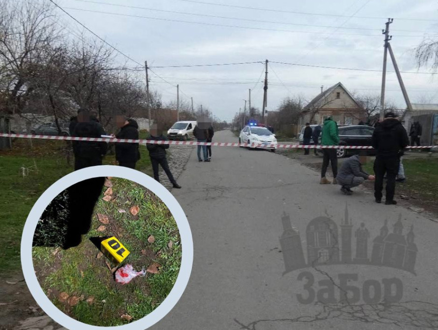 Місце стрілянини у Балабиному