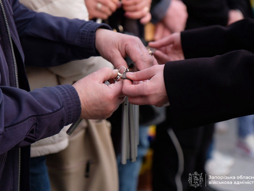 Вшанування пам'яті загиблих бійців у Запоріжжі