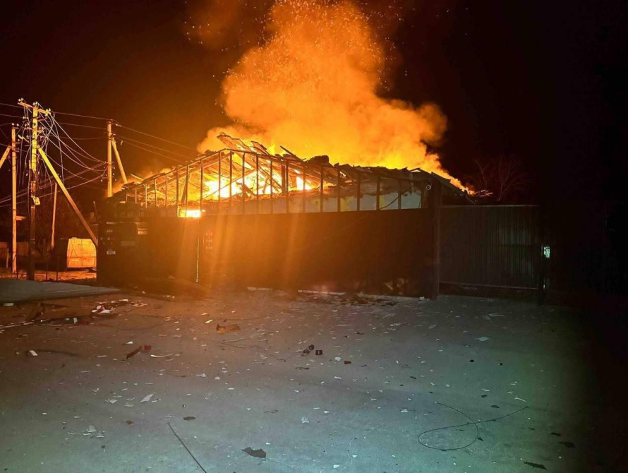 Відділення Нової пошти після російського удару