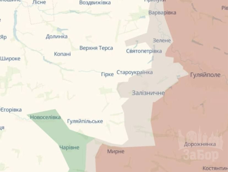 Оперативна ситуація на Гуляйпільському напрямку