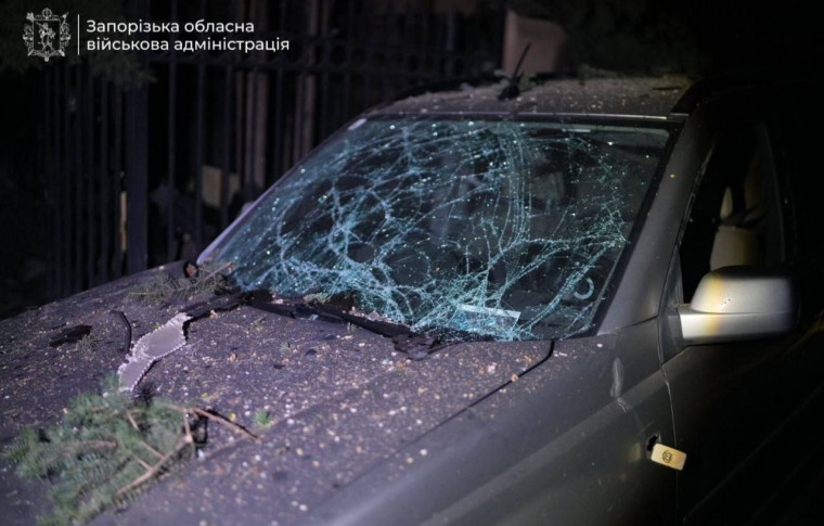 Черговий російський удар по Запоріжжю: є поранений (фото)