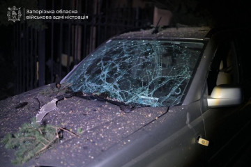 Черговий російський удар по Запоріжжю: є поранений (фото)