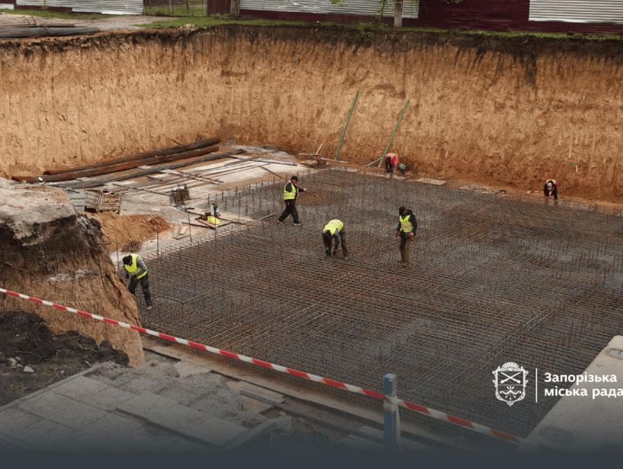 Будівництво першого дитсадка у Запоріжжі