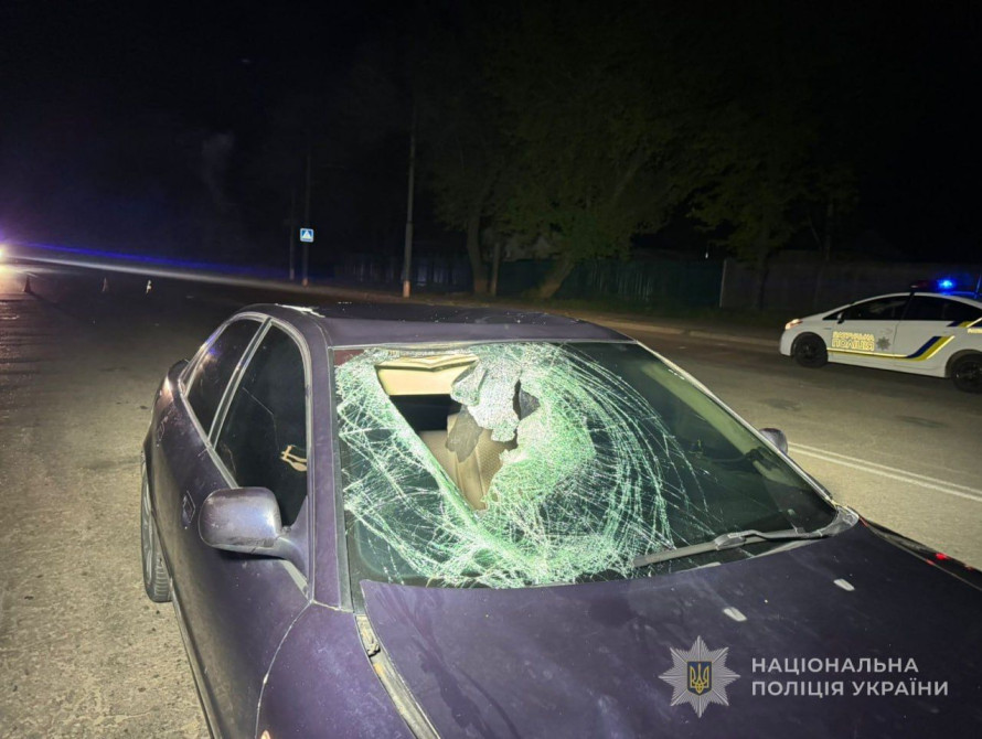 Місце ДТП на Бабурці в Запоріжжі