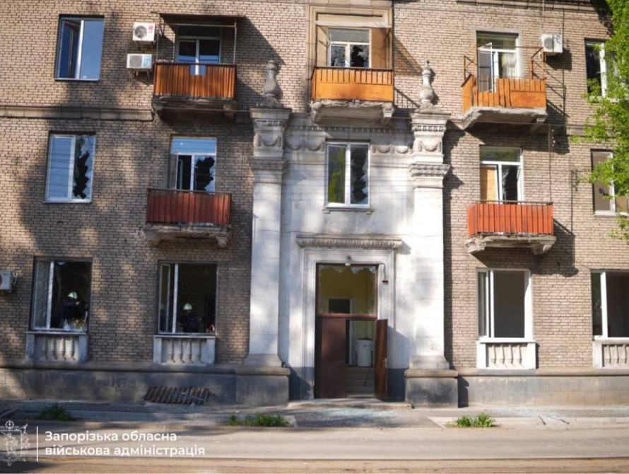 Наслідки ранішньої атаки на Запоріжжя 5 травня 2026 року