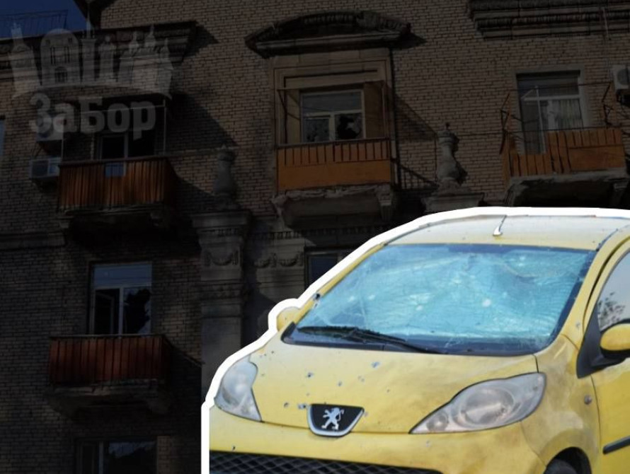 Колаж: наслідки ударів по Запоріжжю 4-5 травня 2026 року