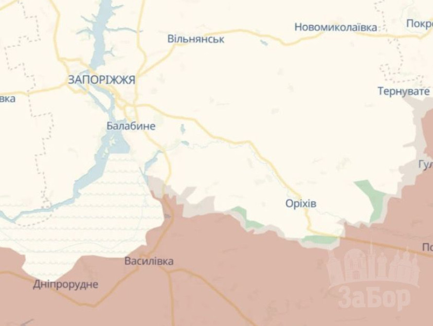 Оперативна ситуація на Запорізькому напрямку