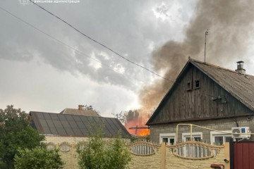 У Запоріжжі внаслідок атаки дронів пошкоджено приватні будинки