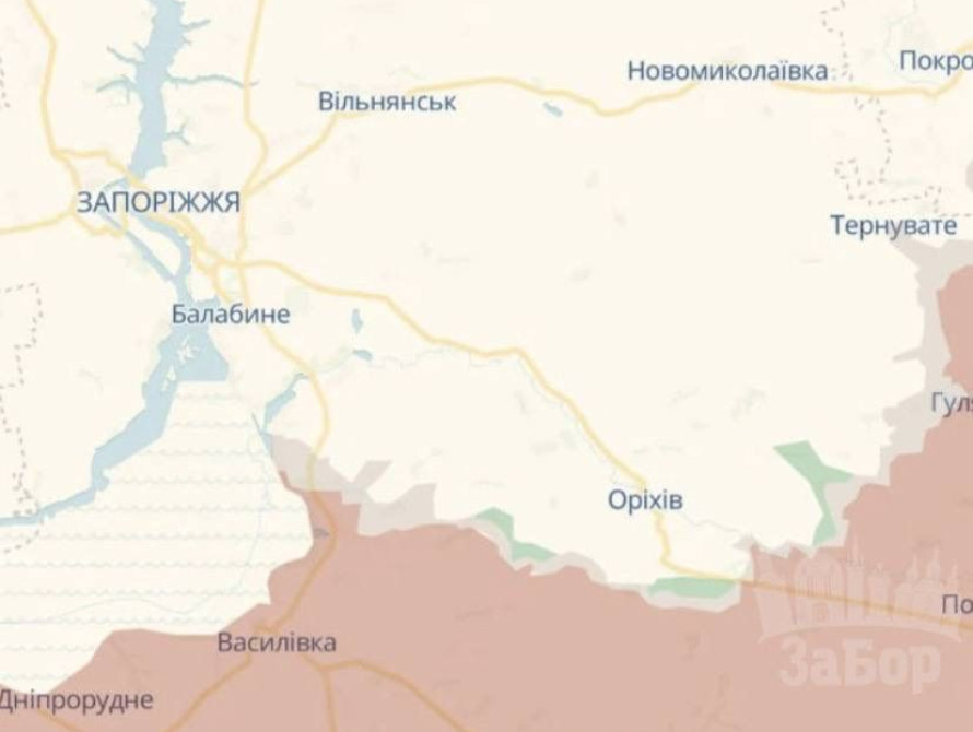 Оперативна ситуація на Запорізькому напрямку