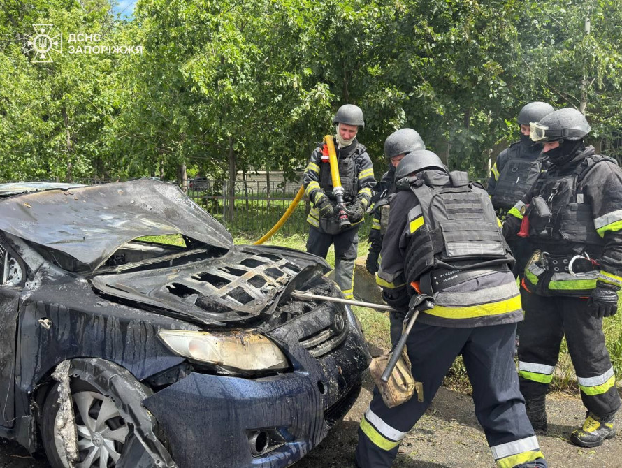 Рятувальна операція на місці прильоту у Запоріжжі 26 травня 2026 року