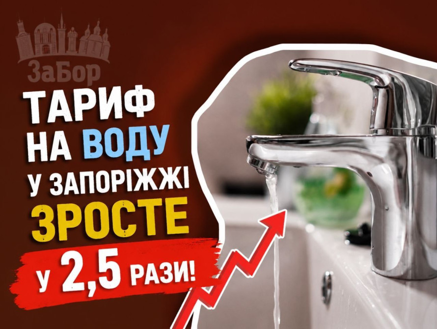 Колаж: ріст тарифів на воду