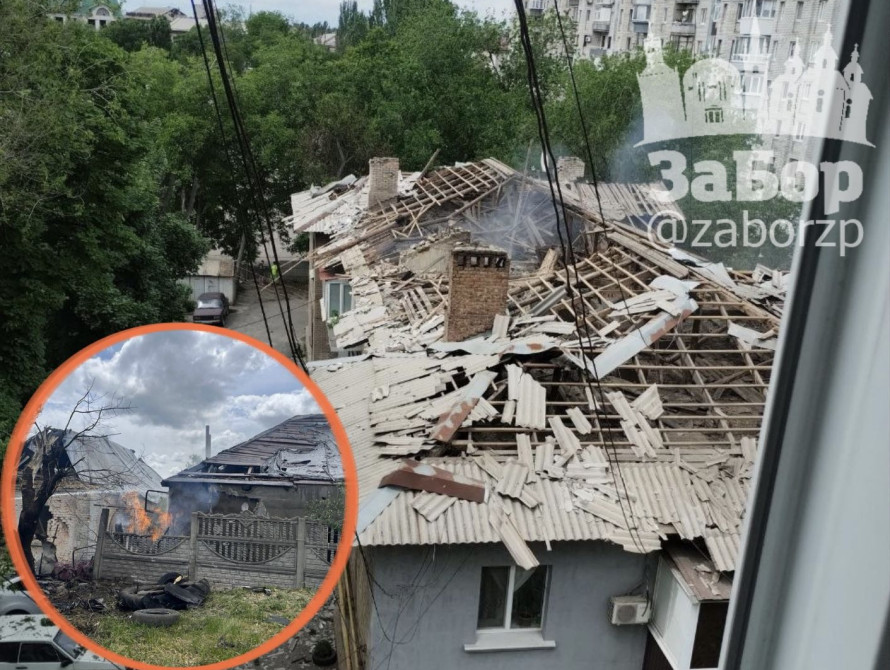 Наслідки останньої атаки на Запоріжжя: зруйновані оселі, пожежі, один загиблий та двоє постраждалих