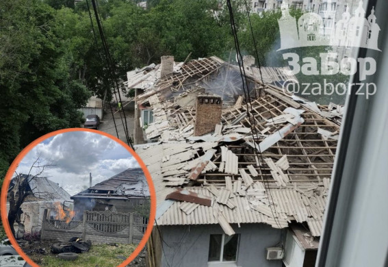 Масований удар по Запоріжжю: пошкоджено 10 будинків у трьох районах міста, є загиблий та двоє поранених (фото, відео)