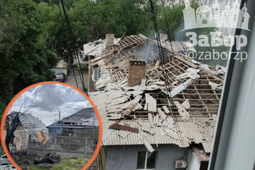 Масований удар по Запоріжжю: пошкоджено 10 будинків у трьох районах міста, є загиблий та двоє поранених (фото, відео)