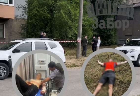 В Запоріжжі застрелили чоловіка, який з ножем напав на поліцейських (фото, відео)
