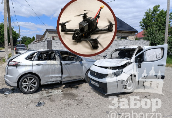У передмісті Запоріжжя внаслідок атаки БпЛА поранено двох чоловіків і жінку (фото)