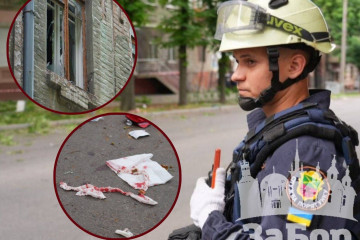 Росіяни вдарили дроном по Запоріжжю: поранено дві людини (фото 18+)