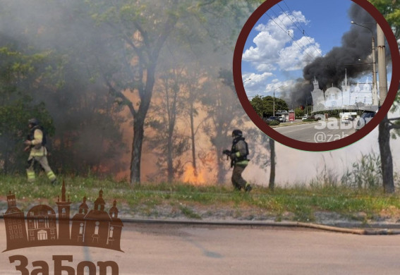 FPV-дрон вдарив поблизу АТБ у Запоріжжі: на Пісках сталася сильна пожежа, рух транспорту перекрито (фото, відео)