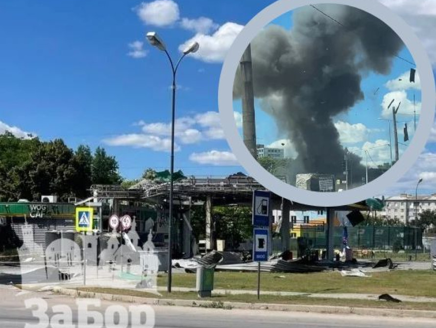Удар по АЗС на Осипенковському мікрорайоні