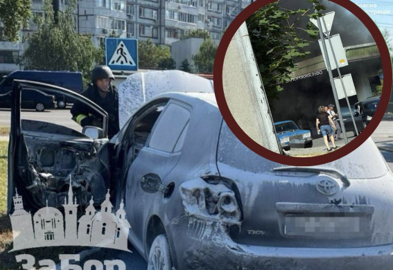 У Запоріжжі дрон РФ вдарив по АЗС: загорілися дві автівки
