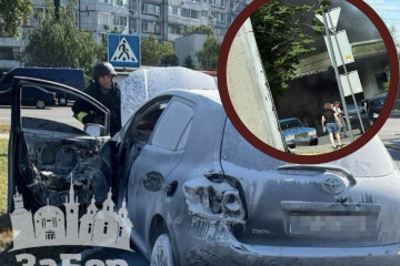 У Запоріжжі дрон РФ вдарив по АЗС: загорілися дві автівки