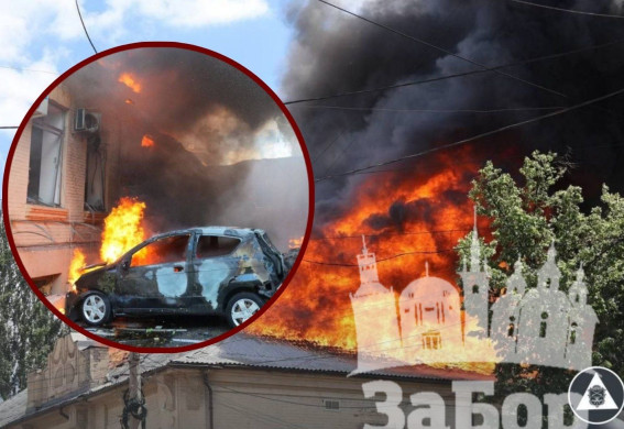Ворог завдав масованого удару по Запоріжжю: 7 поранених, пожежі та руйнування в кількох районах (фото, відео)