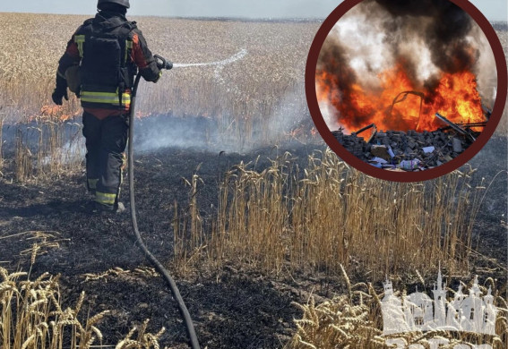 13 пожеж виникло у Запоріжжі та передмісті через атаки 2 серпня: горіли будинки, авто та поля (фото)