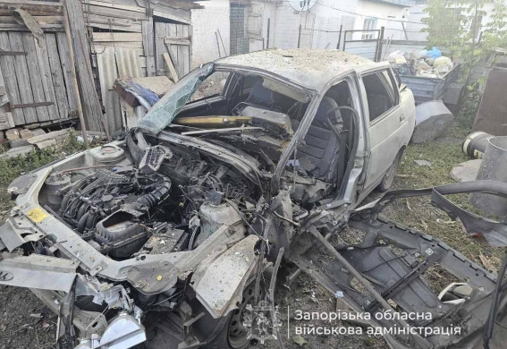 FPV-дрон знову атакував цивільне авто на Запоріжжі: поранені чоловік і жінка