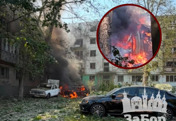 У Запоріжжі після удару КАБами загорілися автівки, постраждали багатоповерхівки (відео)