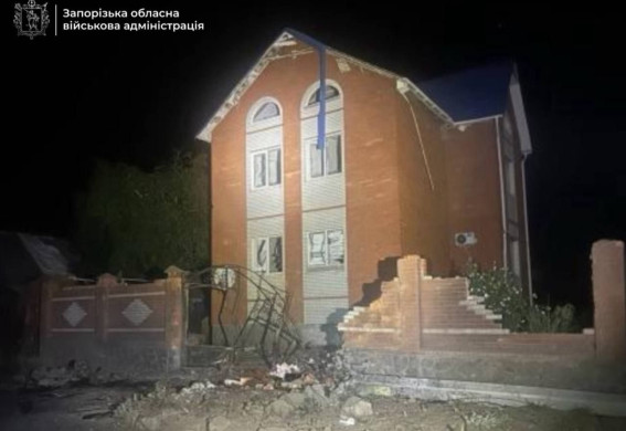 Шахед влучив у приватний будинок в Запоріжжі: що відомо (відео)
