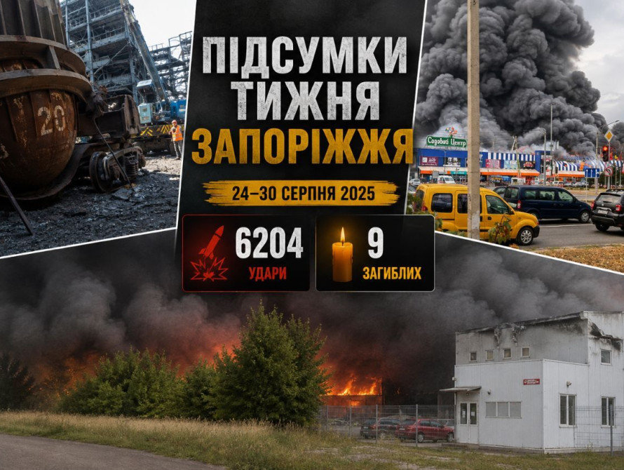 Підсумки останнього тижня  серпня 2026 року у Запоріжжі