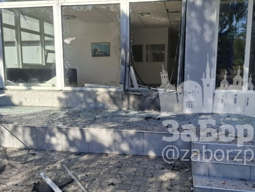 Наслідки удару по офісній будівлі у Запоріжжі 10 вересня 2026 року