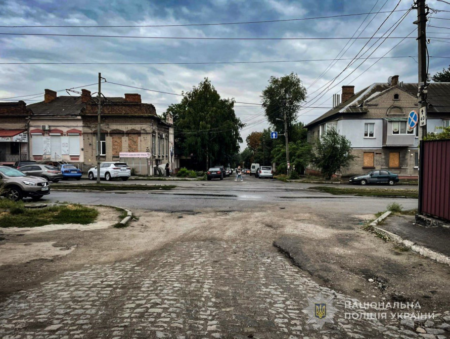 Місце ДТП в Олександрівському районі Запоріжжя