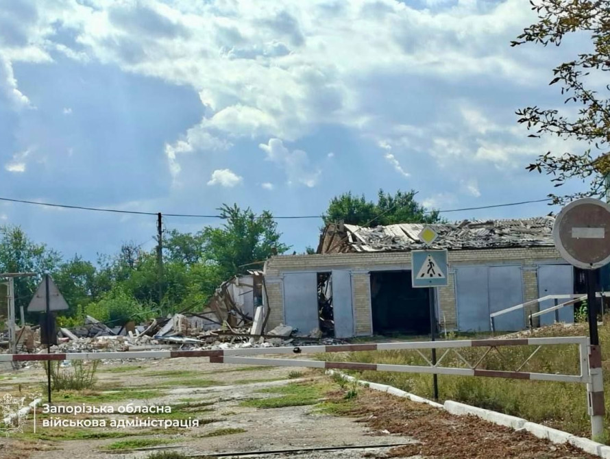 Руйнування у Новомиколаївці