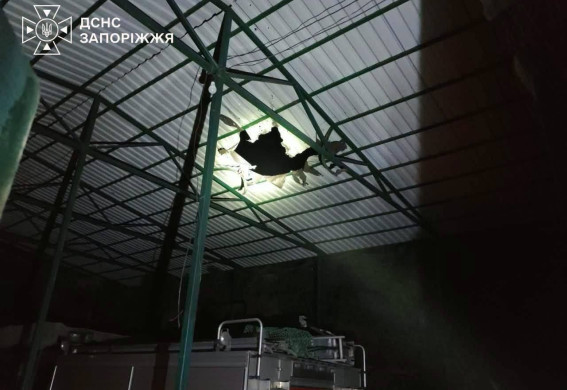 Росіяни атакували дроном пожежно-рятувальний підрозділ на Запоріжжі: є поранений
