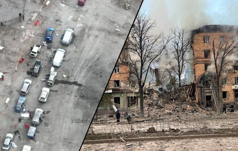 Увеличилось количество погибших в результате обстрела гуманитарной колоны и жилых домов в центре Запорожья