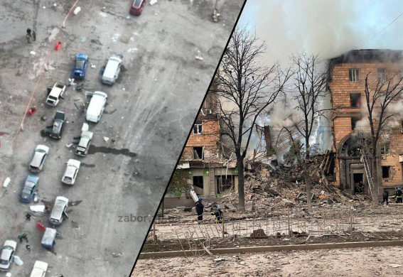 Увеличилось количество погибших в результате обстрела гуманитарной колоны и жилых домов в центре Запорожья