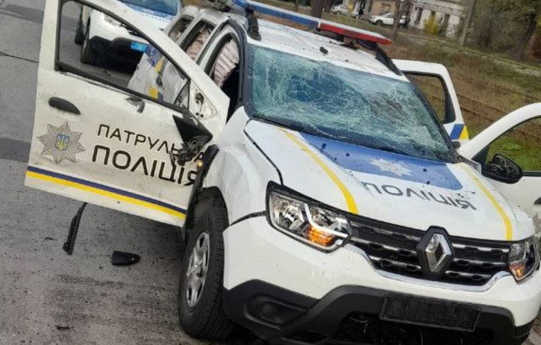 Последствия взрывов в Запорожье: пострадали 4 патрульных полицейских (фото 18+)