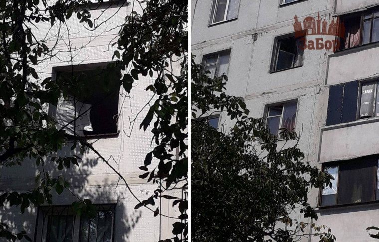 Стало відомо скільки житлових будинків постраждало від сьогоднішньої атаки в Запоріжжі (фото, відео)