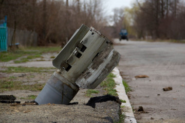 В одному з районів Запоріжжя знайшли залишки ворожої ракети