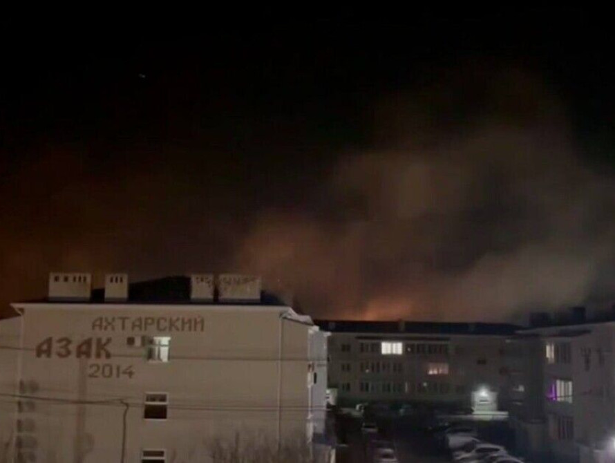 Пожежа на росйському літовищі  «Приморсько-Ахтарський»