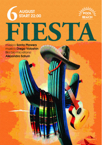 Вечеринка латино-американской музыки "Fiesta"