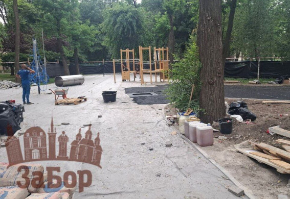 В запорізькому сквері розпочали реконструкцію вартістю понад 6,7 млн гривень (фото, відео)
