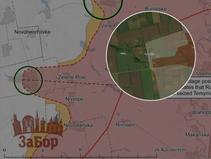 Окупанти просунулися на Гуляйпільському напрямку