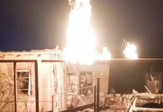 Через обстріли на Запоріжжі знову постраждала газова інфраструктура (фото)